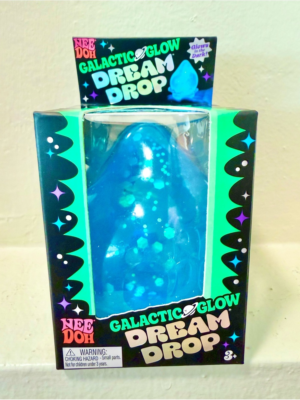 NEW! AUTHENTIC Schylling Needoh NEE DOH GALACTIC GLOW Dream Drop - Sparkle Blue!